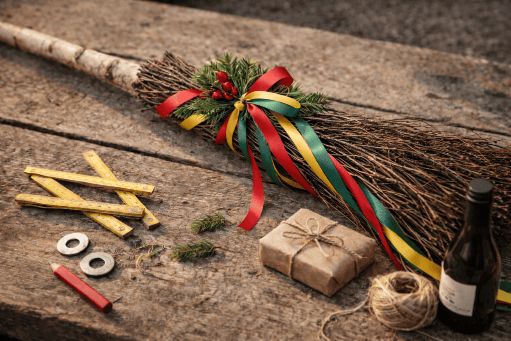 Der geschmückter Besen zum Richtfest: Tradition und Bedeutung